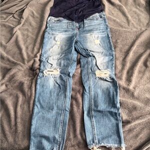 Pinkblush Light Blue Maternity Denim Jeans